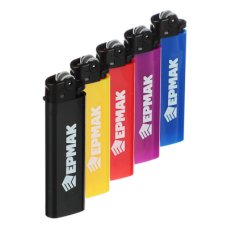 Зажигалка кремниевая, 8х2,2х1см, 5 цветов ЕРМАК