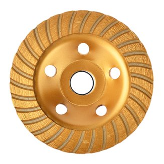 Чашка алмазная зачистная TURBO 125мм. ЕРМАК