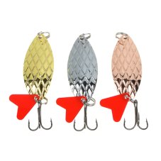 Блесна колеблющаяся, \"Кристалл\", 18гр, 3 цвета AZOR FISHING