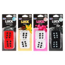 Ароматизатор воздуха Luck, 6 см,бабл гам/ваниль/новая машина/черный лед NEW GALAXY