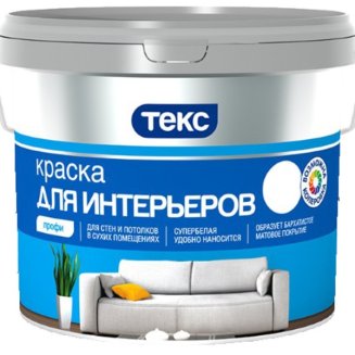 Краска вд инт 6,8кг/4,5л ПРОФИ ТЕКС супербелая (18)