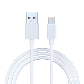 Кабель для зарядки Стандарт iP, 1м, 1.5А, покрытие TPE, пакет FORZA