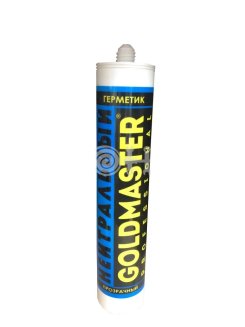 Герметик сил нейтр 310мл. прозр. GoldMaster