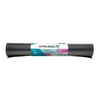 Мешки для мусора 240л х 10шт пвд особопроч.,черн.,длинный ролик//Home Palisad