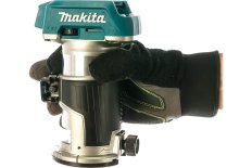 Фрезер кромочный акк. MAKITA LXT DRT50Z (18В, 6/8мм, гл.с погр. 0-35мм, с кром. 0-40мм)
