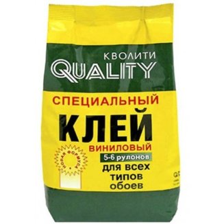 Клей обои 0,2кг QUALITY спецвинил Россия