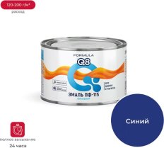 Эмаль FORMULA Q8 ПФ-115 0,4кг синяя
