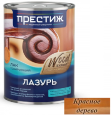Лак Лазурь 0,9л красное дерево Престиж