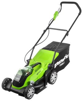 Газонокосилка акк. Greenworks G40LM35, 40V, 35 см, без АКБ и ЗУ