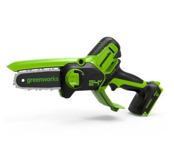Пила цепная мини акк. Greenworks 24В 15см GD24CSMNX (без АКБ и ЗУ)