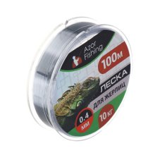 Леска для жерлиц, 100м, 0,40мм, 10кг AZOR FISHING