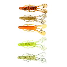 Приманка мягкая Рак 3.5, силикон Премиум, 90 мм, 3 шт. в уп., микс цветов AZOR FISHING