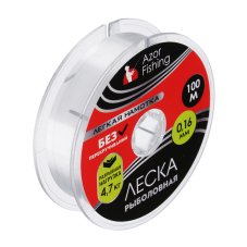 Леска "Легкая намотка", нейлон, 100м, 0,16мм, 4,7кг AZOR FISHING