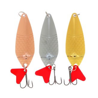 Блесна колеблющаяся, &quot;Фиш&quot;, 18 гр., 3 цвета AZOR FISHING