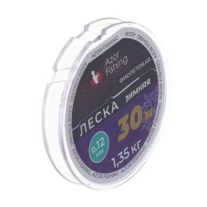 Леска зимняя, 30м, 0,12мм, 1,35кг, фиолетовая AZOR FISHING