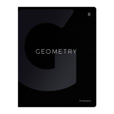 Тетрадь предметная 48л. Greenwich Line "Сolor black" - Геометрия, "софт-тач" ламинация, выборочный У