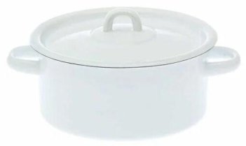 Кастрюля 2,0л цил белая