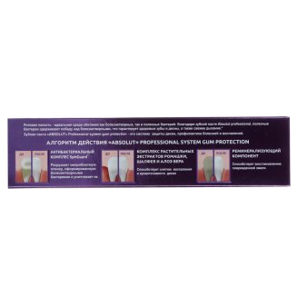 Зубная паста ABSOLUT Professional system gum protection, туба, 110г