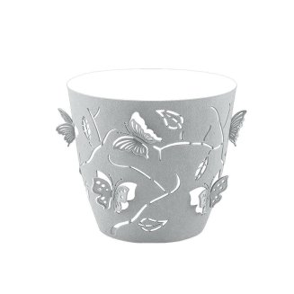 Горшок для цветов Butterflies D=175мм (2,5л) круглый,серый PT401310025 Plast Team