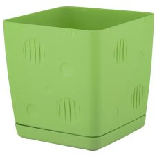 Горшок для цветов MICROCOSM 0,8л, зеленая фисташка IG623510050 InGreen