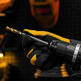 Сверло спиральное по металлу 9 x 125мм, Р6М5, Golden Tip // Denzel