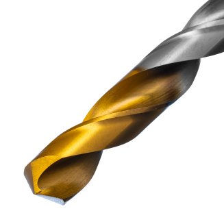 Сверло спиральное по металлу 12 x 151мм, Р6М5, Golden Tip // Denzel