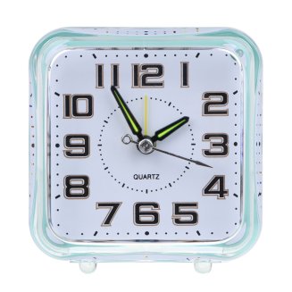 CHRONO Будильник с подсветкой, 1*АА, 8,5х8,5х4,5 пластик, 3 цвета LADECOR