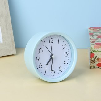 CHRONO Будильник, 10x4x10 см, 1*АА, пластик, 4 цвета, арт.2 LADECOR