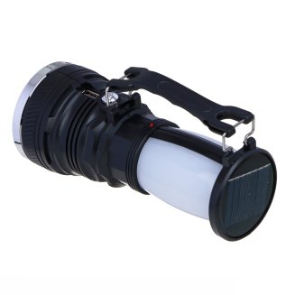 Фонарь прожектор 2-в-1 аккумуляторный 24 SMD + 1 Вт LED, шнур 220В, пластик, 17,5x7,5 см ЕРМАК