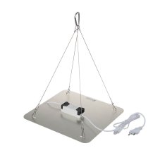 Подвесная фитолампа 169LED (W28; Y84; R41; B8; G8), 25х25см, 45Вт, 220В (24В), IP20 INBLOOM
