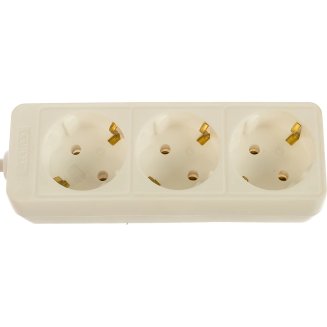 Удлинитель 3гн. 5м с заземл.10А IP20 2.2кВт ПВС Союз 481S-9305
