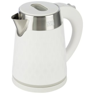 Чайник Homestar HS-1021 (1,7 л) белый, двойной корпус