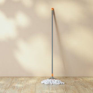 Швабра с насадкой из хлопка, вес 240 гр., длина ручки, 148 см Vetta