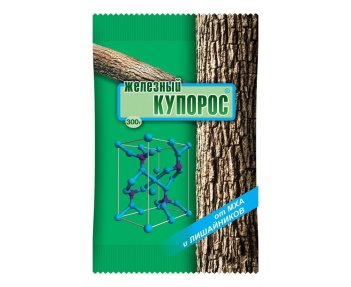 Железный купорос 300гр. (защита от мха и лишайников на газонах и дерев. постройках) Ваше хозяйство