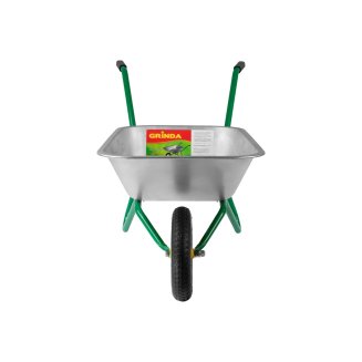 Тачка садовая GB-1, 80 л, 100 кг, одноколесная, GRINDA (422399)