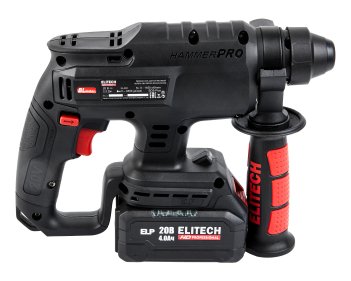 Перфоратор акк. ELITECH CRH2022SL, SDS-Plus, 20В, Li-Ion 4 Ач, 1450 об/мин, 2,2 Дж