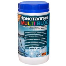 Дезинфирующее средство "Кристалпул MULTI BLUE 5в1"д/бассейнов,табл20гр,поплавок