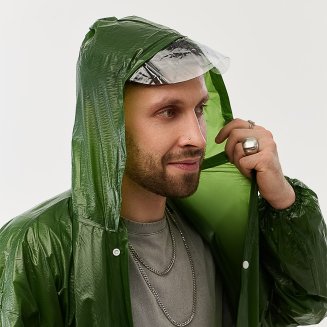 Дождевик 100мкм 107х62см, ПВХ INBLOOM