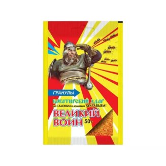 От муравьев гранулы 50гр. (фипронил) от садовых и домашних, пакет Великий Воин Ваше Хозяйство