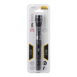 Фонарь рабочий RB-602 Практик 0.6W (4xLR44) телескоп. 17-40см, d22мм, магнит, зажим, алюм. ЭРА