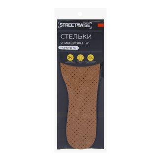 Стельки универсальные, иск. кожа, EVA, р. 36-46 STREETWISE