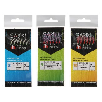 Самодур для рыбалки &quot;Cабики&quot;, 3 вида AZOR FISHING