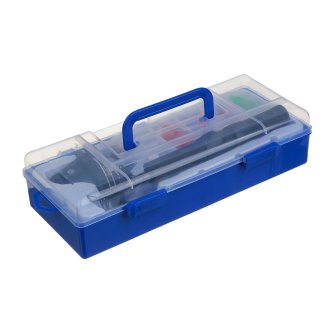 Набор рыбака в коробке с удочкой, катушкой и оснасткой, компакт AZOR FISHING