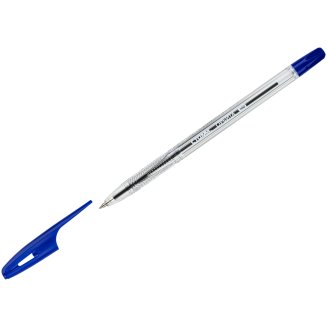 Ручка шариковая СТАММ &quot;Орбита 100&quot; синяя, 0,7мм