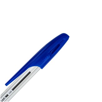 Ручка шариковая СТАММ &quot;Орбита 100&quot; синяя, 0,7мм