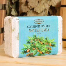 Соляной брикет "Листья дуба", 1,35 кг "Добропаровъ" 4836871