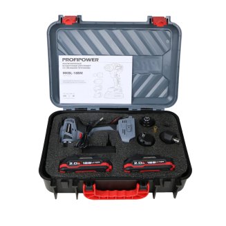 Шуруповерт акк бесщ со сменными насадками PROFIPOWER MKBL-18BM (18В, 45Нм, Li-ion-2шт, 2.0Ач, 0,8-10