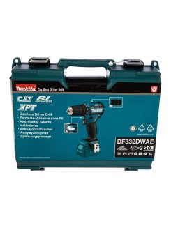 Дрель акк DF332DWAE б\щ,12В,2х2Ач Li-ion(слайд), БЗП-10мм,0-450\0-1500\м, 35\21Нм, 1кг Makita