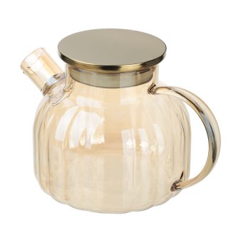 Чайник заварочный 1000мл, стекло, нерж.сталь Кантри SATOSHI