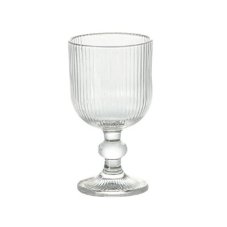 Бокал для вина Грея, 240мл, стекло, прозрачный, рифленый MILLIMI